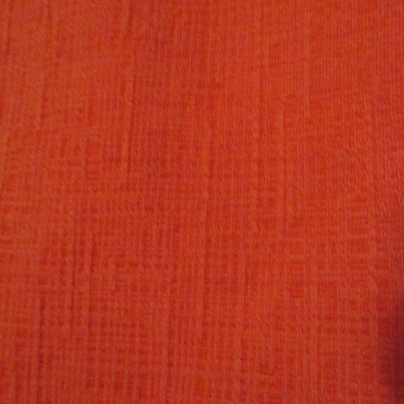 J. Crew top V neck, deep orange, button down tie front stretchy size XL - Picture 8 of 8